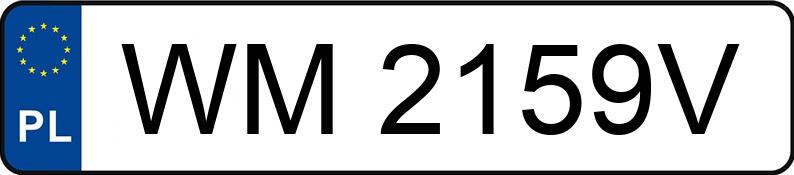 Numer rejestracyjny WM 2159V posiada BMW 530XD - WM2159V