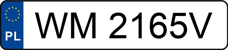 Numer rejestracyjny WM 2165V posiada BMW 530 - WM2165V Numer rejestracyjny WM 2165V posiada BMW 530 - WM2165V