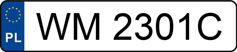 Numer rejestracyjny WM 2301C posiada AUDI A3 Sportback 2.0 TDi MR`04 E3 8P Ambition - WM2301C