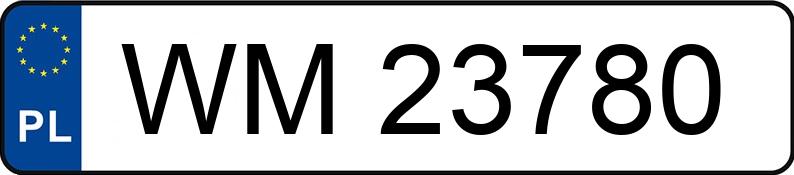Numer rejestracyjny WM 23780 posiada FIAT UNO - WM23780 Numer rejestracyjny WM 23780 posiada FIAT UNO - WM23780