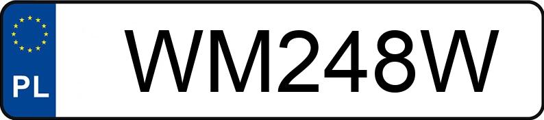 Numer rejestracyjny WM 248W posiada YAMAHA Choppery od 1000 ccm XVS 1300 ABS - WM248W