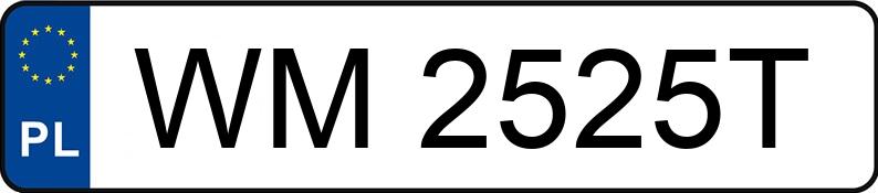 Numer rejestracyjny WM 2525T posiada BMW X3 2.0 Diesel MR`04 E3 E83 X3 2.0 Diesel MR`04 E3 E83 - WM2525T