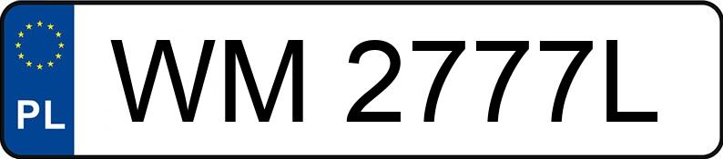 Numer rejestracyjny WM 2777L posiada VOLKSWAGEN PASSAT 3C - WM2777L