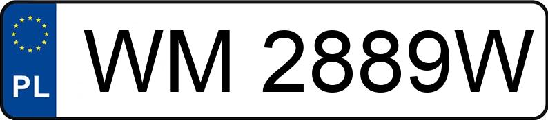 Numer rejestracyjny WM 2889W posiada MERCEDES-BENZ E 350 BlueTEC MR`13 E5 212 E 350 BlueTEC MR`13 E5 212 - WM2889W