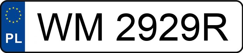 Numer rejestracyjny WM 2929R posiada MERCEDES-BENZ 124 - WM2929R Numer rejestracyjny WM 2929R posiada MERCEDES-BENZ 124 - WM2929R