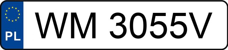 Numer rejestracyjny WM 3055V posiada BMW 530i MR`03 E3 E60 530i MR`03 E3 E60 - WM3055V