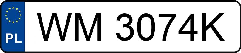 Numer rejestracyjny WM 3074K posiada OPEL ASTRA SPORTS TOURER - WM3074K