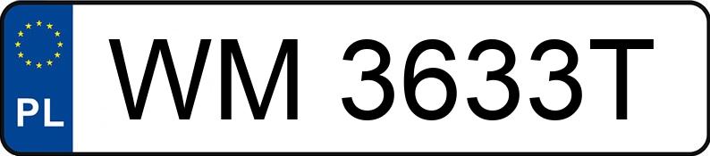 Numer rejestracyjny WM 3633T posiada SKODA Karoq TSI MR`22 E6 Sportline ACT DSG - WM3633T