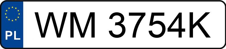 Numer rejestracyjny WM 3754K posiada VOLKSWAGEN Touran NF 1.4 TSI MR`16 E6 Comfortline - WM3754K