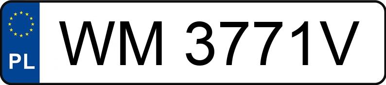 Numer rejestracyjny WM 3771V posiada BMW 323i Kat. MR`98 E46 323i Kat. MR`98 E46 - WM3771V