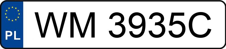 Numer rejestracyjny WM 3935C posiada DODGE Caliber 1.8 Kat. MR`06 SE CVT - WM3935C