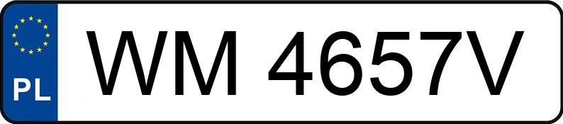 Numer rejestracyjny WM 4657V posiada SKODA Octavia III 2.0 TDI-CR MR`13 E5 RS DSG - WM4657V