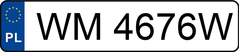 Numer rejestracyjny WM 4676W posiada BMW 320i MR`12 E5 F30 xDrive - WM4676W Numer rejestracyjny WM 4676W posiada BMW 320i MR`12 E5 F30 xDrive - WM4676W