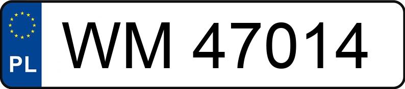 Numer rejestracyjny WM 47014 posiada SKODA FABIA COMBI - WM47014