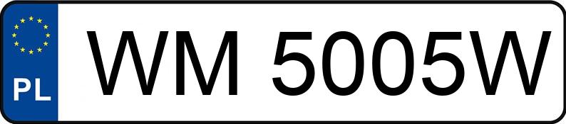 Numer rejestracyjny WM 5005W posiada RENAULT MIDLUM 190 DXI - WM5005W