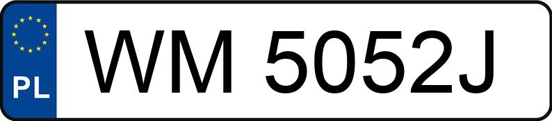 Numer rejestracyjny WM 5052J posiada SKODA FABIA - WM5052J