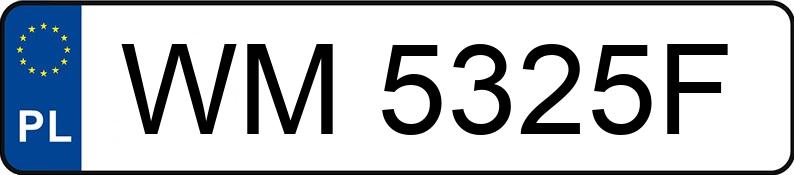 Numer rejestracyjny WM 5325F posiada BMW 325i Kat. E30 325i Kat. E30 - WM5325F Numer rejestracyjny WM 5325F posiada BMW 325i Kat. E30 325i Kat. E30 - WM5325F