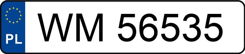 Numer rejestracyjny WM 56535 posiada VOLKSWAGEN PASSAT - WM56535