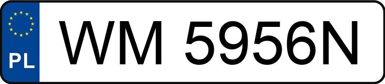 Numer rejestracyjny WM 5956N posiada AUDI A4 - WM5956N Numer rejestracyjny WM 5956N posiada AUDI A4 - WM5956N