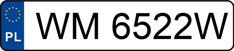 Numer rejestracyjny WM 6522W posiada HONDA Accord 2.2i MR`98 Type-R - WM6522W