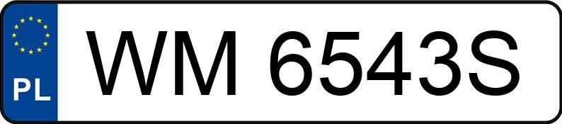 Numer rejestracyjny WM 6543S posiada AUDI A4 - WM6543S Numer rejestracyjny WM 6543S posiada AUDI A4 - WM6543S