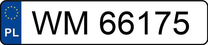 Numer rejestracyjny WM 66175 posiada KNAUS Sport & Fun 430 1.0t 430 - WM66175