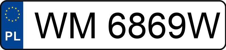 Numer rejestracyjny WM 6869W posiada FSO POLONEZ CARO - WM6869W Numer rejestracyjny WM 6869W posiada FSO POLONEZ CARO - WM6869W