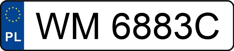 Il numero di registrazione WM 6883C ha VOLKSWAGEN Passat GP 1.9 TDI MR`00 E3 Trendline Tiptronic - WM6883C