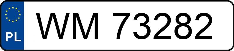 Numer rejestracyjny WM 73282 posiada MERCEDES-BENZ SPRINTER 313 CDI - WM73282