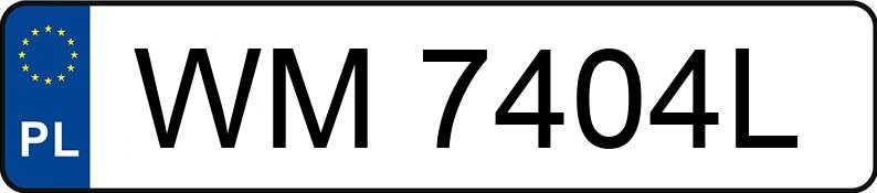 Numer rejestracyjny WM 7404L posiada BMW 523I - WM7404L