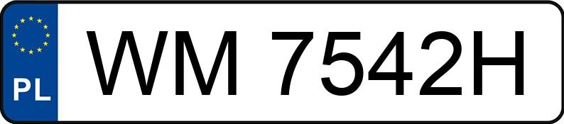 Numer rejestracyjny WM 7542H posiada TOYOTA Avensis Sedan 2.0 Diesel MR`03 E4 Prestige - WM7542H