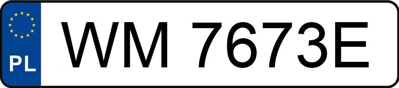 Numer rejestracyjny WM 7673E posiada VOLVO C70 2.0 MR`97 E3 C70 2.0 MR`97 E3 - WM7673E