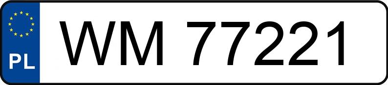 Numer rejestracyjny WM 77221 posiada RENAULT MASTER 2.5 D - WM77221