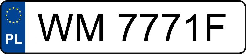 Numer rejestracyjny WM 7771F posiada SKODA Rapid Spaceback 1.2 TSI MR`12 E5 Elegance - WM7771F