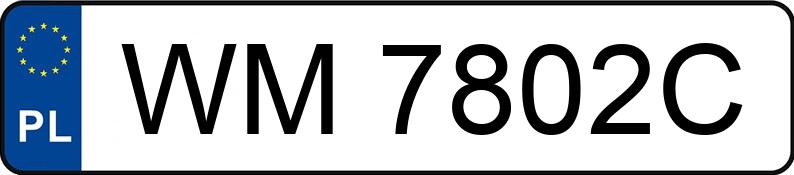 Numer rejestracyjny WM 7802C posiada FIAT 126 - WM7802C Numer rejestracyjny WM 7802C posiada FIAT 126 - WM7802C