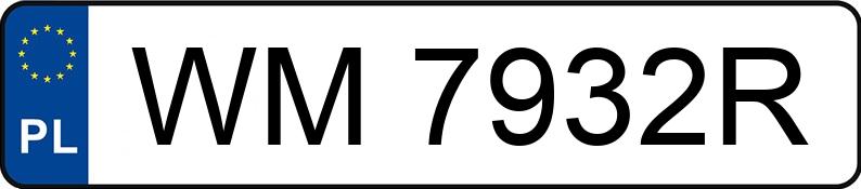 Numer rejestracyjny WM 7932R posiada PEUGEOT EXPERT - WM7932R