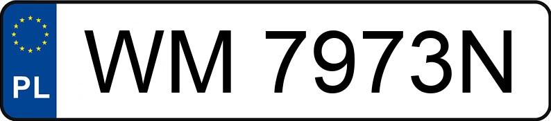 Numer rejestracyjny WM 7973N posiada TOYOTA COROLLA 1.6 - WM7973N Numer rejestracyjny WM 7973N posiada TOYOTA COROLLA 1.6 - WM7973N