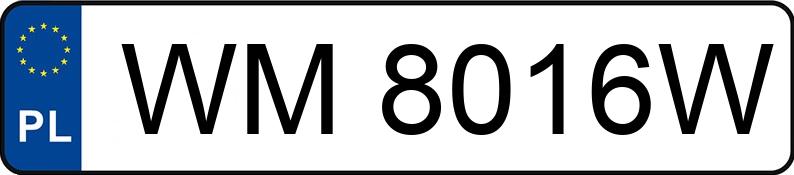Numer rejestracyjny WM 8016W posiada CHEVROLET CAMARO - WM8016W Numer rejestracyjny WM 8016W posiada CHEVROLET CAMARO - WM8016W