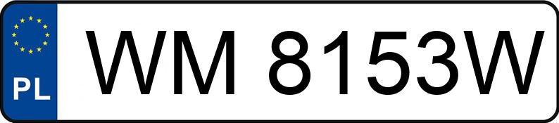 Numer rejestracyjny WM 8153W posiada AUDI A4 - WM8153W Numer rejestracyjny WM 8153W posiada AUDI A4 - WM8153W