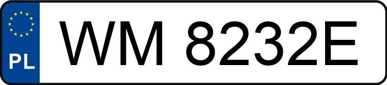 Numer rejestracyjny WM 8232E posiada SKODA Octavia 1.9 TDI MR`97 SLX - WM8232E Numer rejestracyjny WM 8232E posiada SKODA Octavia 1.9 TDI MR`97 SLX - WM8232E