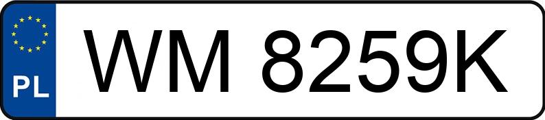 Numer rejestracyjny WM 8259K posiada PEUGEOT 206 1.4 HDI - WM8259K