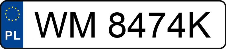 Numer rejestracyjny WM 8474K posiada BMW 325 KAT - WM8474K Numer rejestracyjny WM 8474K posiada BMW 325 KAT - WM8474K