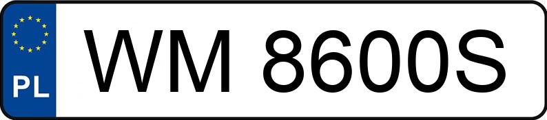 Numer rejestracyjny WM 8600S posiada HONDA ACCORD COUPE - WM8600S