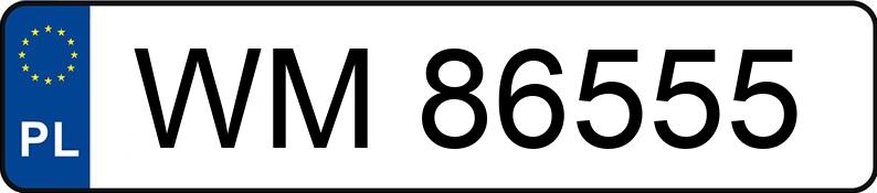 Numer rejestracyjny WM 86555 posiada VOLKSWAGEN PASSAT - WM86555 Numer rejestracyjny WM 86555 posiada VOLKSWAGEN PASSAT - WM86555