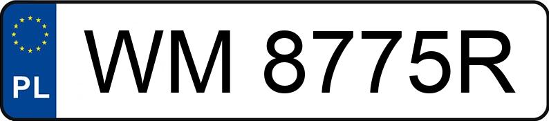 Numer rejestracyjny WM 8775R posiada KIA Picanto 1.0 MR`04 E3 Optimum Plus - WM8775R
