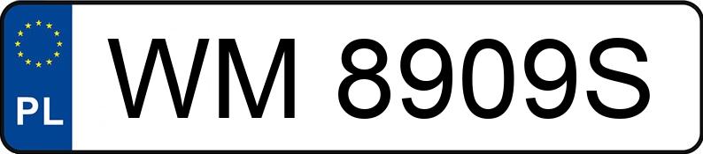 Numer rejestracyjny WM 8909S posiada TOYOTA TOYOTA COROLLA - WM8909S Numer rejestracyjny WM 8909S posiada TOYOTA TOYOTA COROLLA - WM8909S