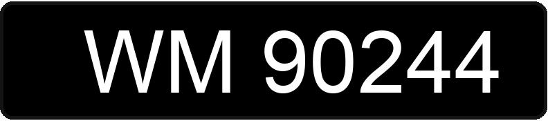 Pirat drogowy w pojeździe o numerach rejestracyjnych WM90244