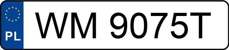 Numer rejestracyjny WM9075T posiada WAZ LADA 2103 2103
