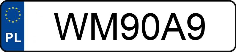 Numer rejestracyjny WM 90A9 posiada HONDA Szosowe od 600 ccm CB 650 F ABS - WM90A9