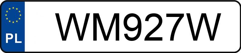 Numer rejestracyjny WM 927W posiada BARTON Szosowe Street-R - WM927W Numer rejestracyjny WM 927W posiada BARTON Szosowe Street-R - WM927W